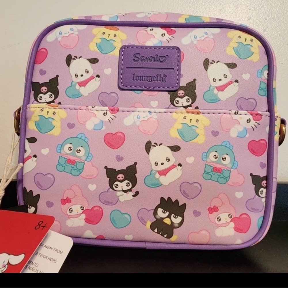 Loungefly x Sanrio Hello Kitty & Friends Crossbody Shoulder Bag New with Tags